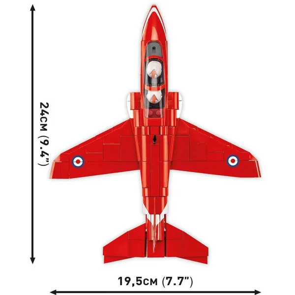 COBI: BAe Hawk T1 „Red Arrows” Flugzeug-Bausatz (5844) Bild 7