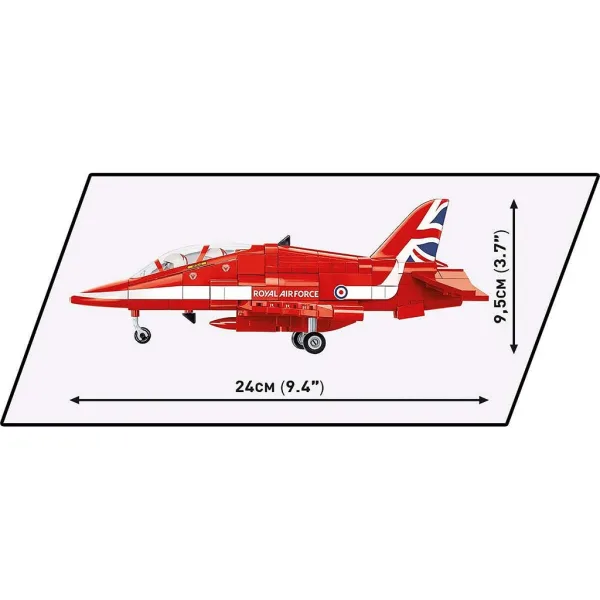 COBI: BAe Hawk T1 „Red Arrows” Flugzeug-Bausatz (5844) Bild 8