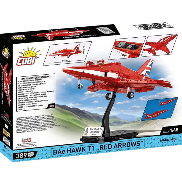 COBI: BAe Hawk T1 „Red Arrows” Flugzeug-Bausatz (5844) Bild 9
