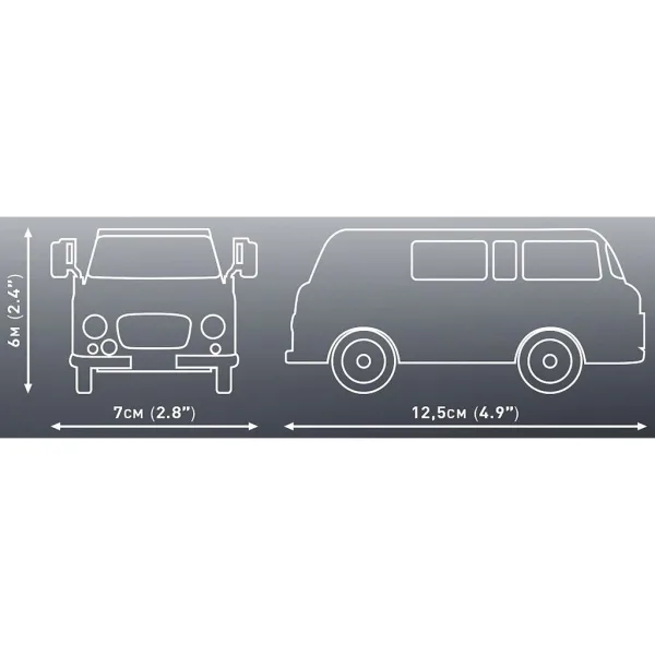 COBI: Barkas B1000 Kleinbus Bausatz (24600) Bild 4