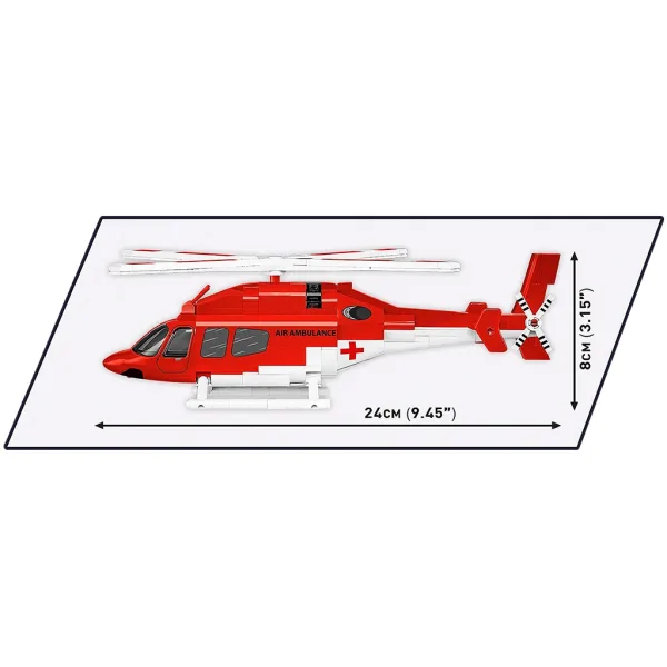 COBI: Bell 429 Luftrettungshubschrauber-Bauset (26629) Bild 4