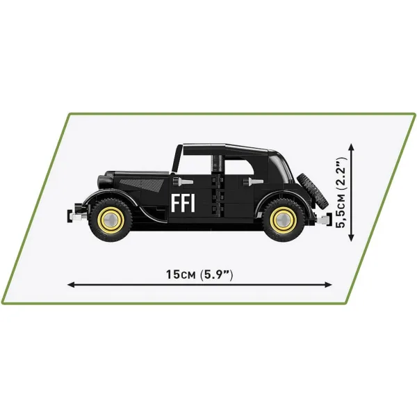 COBI: Citroën Traction 11CV BL Auto-Bausatz (2266) Bild 3
