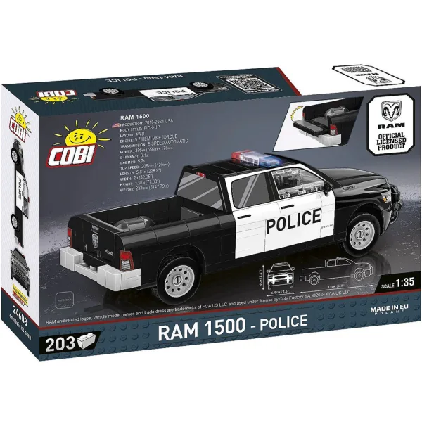 COBI: Dodge RAM 1500 Polizeiauto Bauset (24608) Bild 3