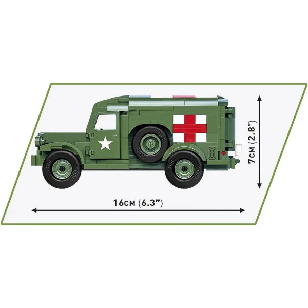 COBI: Dodge WC-54 Ambulanz-Bauspielzeug (2257) Bild 3