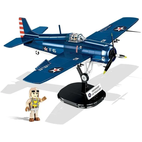 COBI: F4F Wildcat – Northrop Grumman Flugzeug-Bausatz (5731) Bild 3