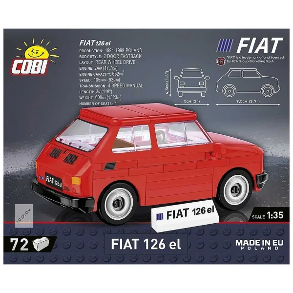 COBI: Fiat 126p Auto-Bauset (24531) Bild 2