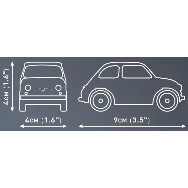 COBI: Fiat Abarth 595 Bausatz (24514) Bild 3