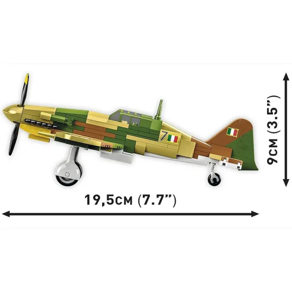 COBI: Fiat G.55 Centauro Flugzeug-Bausatz (5867) Bild 4