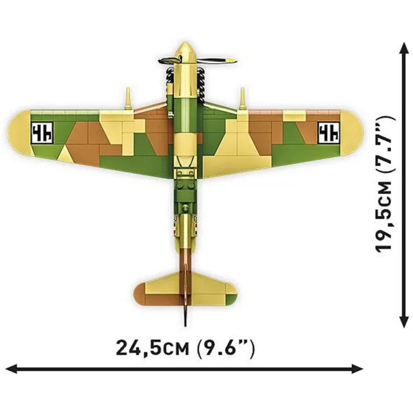 COBI: Fiat G.55 Centauro Flugzeug-Bausatz (5867) Bild 5