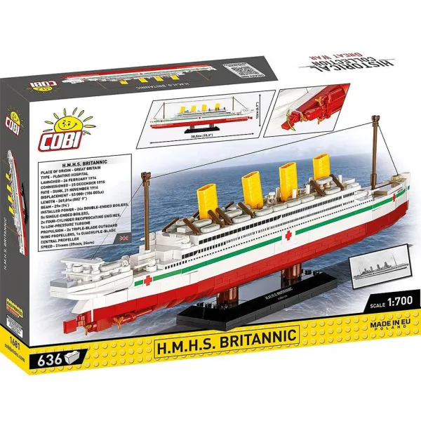 COBI: H.M.H.S. Britannic Schiffsbausatz (1681) Bild 2