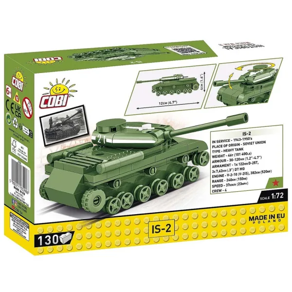 COBI: IS-2 Panzer Bausatz (3098) Bild 5