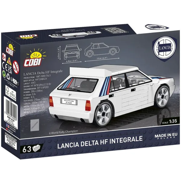 COBI: Lancia Delta HF Integrale Auto-Bausatz (24509) Bild 3