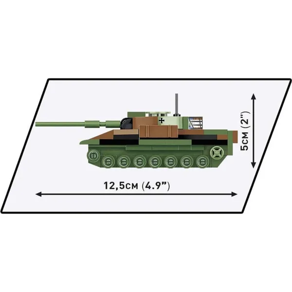 COBI: Leopard 1 Panzer Bausatz (3105) Bild 4