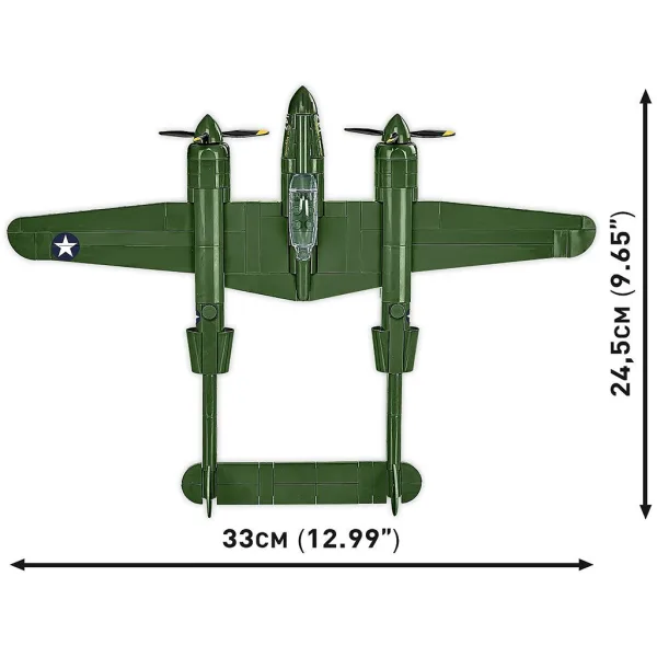 COBI: Lockheed P-38 Lightning Flugzeug-Bausatz (5882) Bild 4