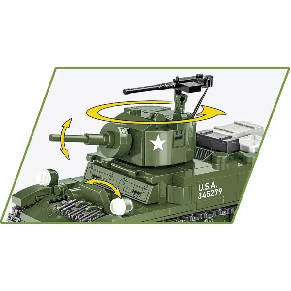 COBI: M3 Stuart Panzer Bausteinset (3129) Bild 2