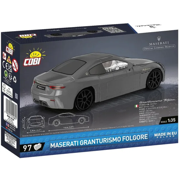 COBI: Maserati Granturismo Folgore Auto-Bausatz (24506) Bild 3