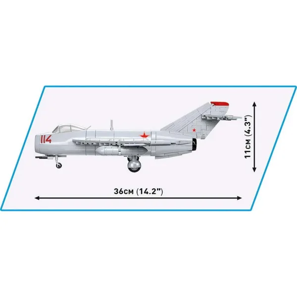 COBI: MiG-17 Jagdflugzeug Bausatz (5823) Bild 6