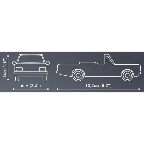 COBI: Opel Rekord C 1700 L Cabrio Bausatz (24599) Bild 4