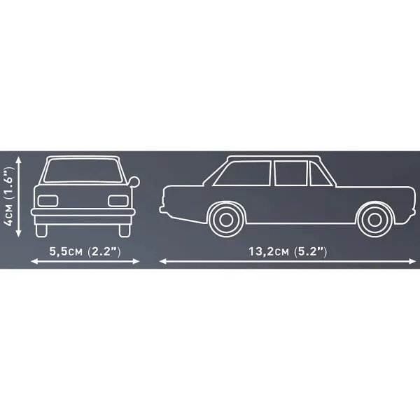 COBI: Opel Rekord C Schwarze Witwe Bausatz (24597) Bild 4