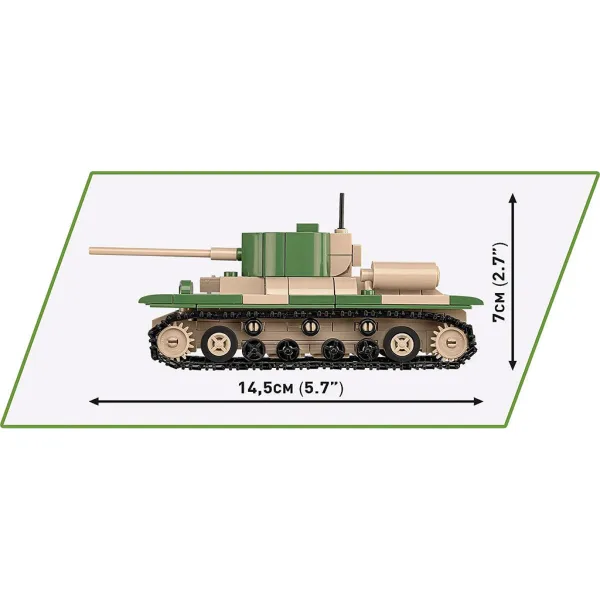 COBI: Panzer I, Renault R35 und Valentine IX – 3-in-1 Bauset (2740) Bild 5