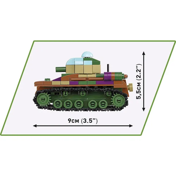 COBI: Panzer I, Renault R35 und Valentine IX – 3-in-1 Bauset (2740) Bild 6