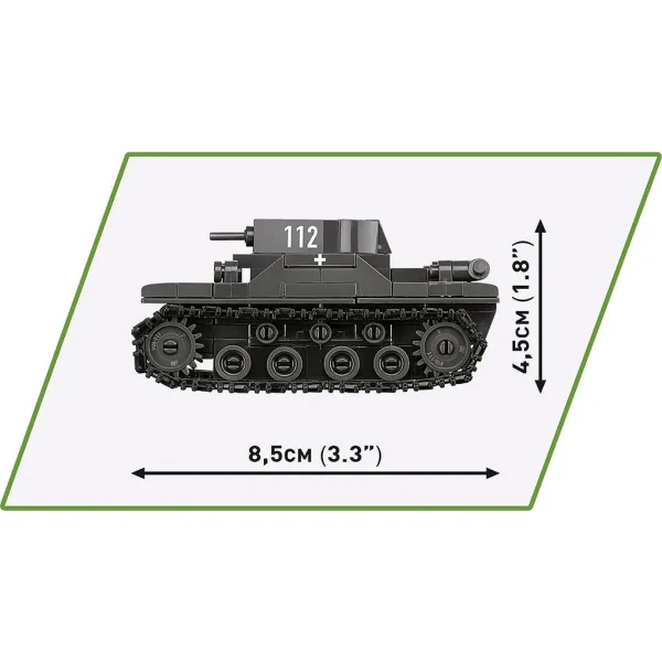 COBI: Panzer I, Renault R35 und Valentine IX – 3-in-1 Bauset (2740) Bild 7