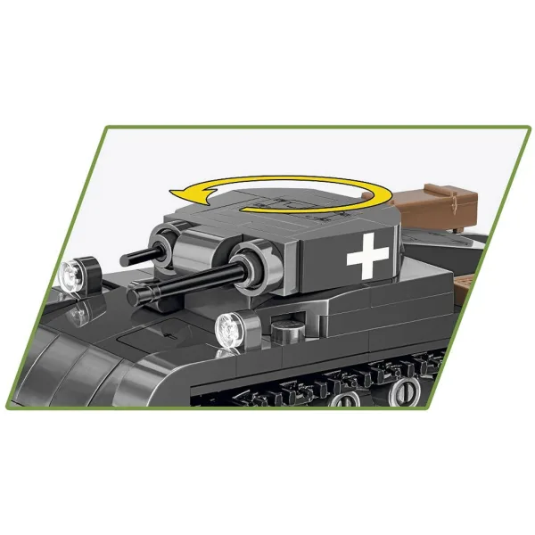 COBI: Panzer II Ausf. A Bausatz (2718) Bild 3