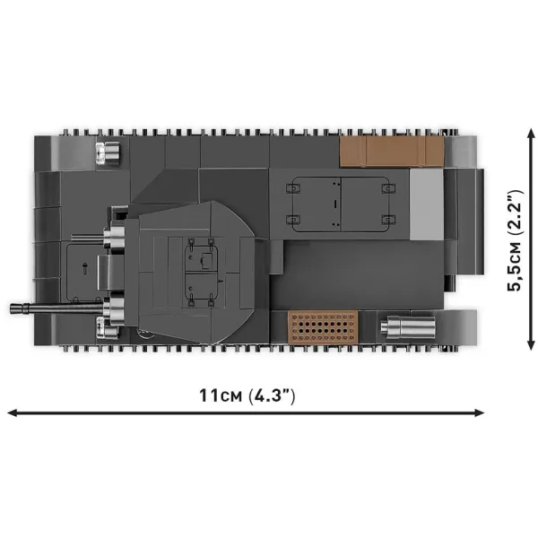 COBI: Panzer II Ausf. A Bausatz (2718) Bild 4