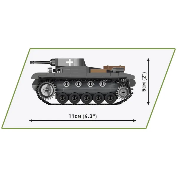 COBI: Panzer II Ausf. A Bausatz (2718) Bild 5