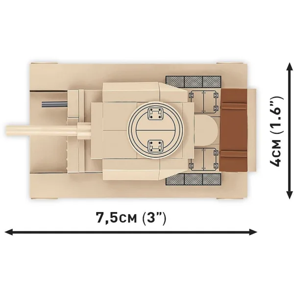 COBI: Panzer III Ausf. L – deutsches Panzer-Bauset (3090) Bild 4