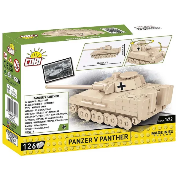 COBI: Panzer V Panther Panzer-Bausatz (3099) Bild 5