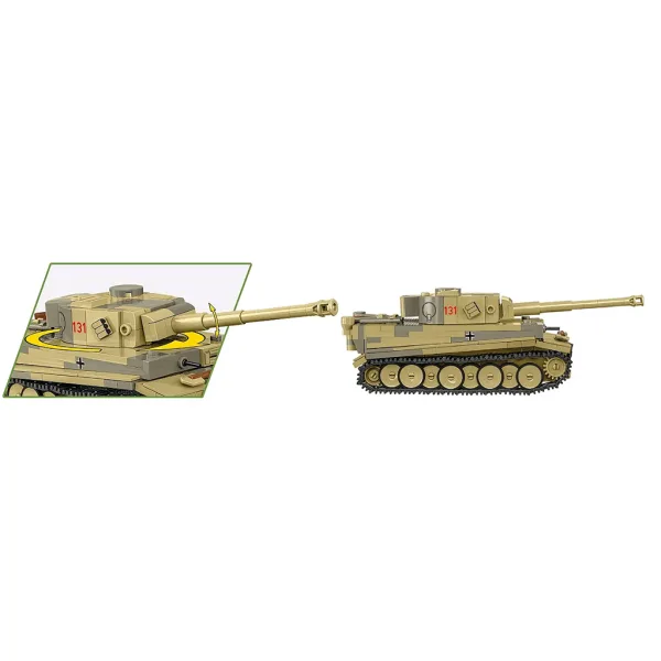 COBI: Panzer VI Tiger I „131” Bauspielzeug (2734) Bild 4