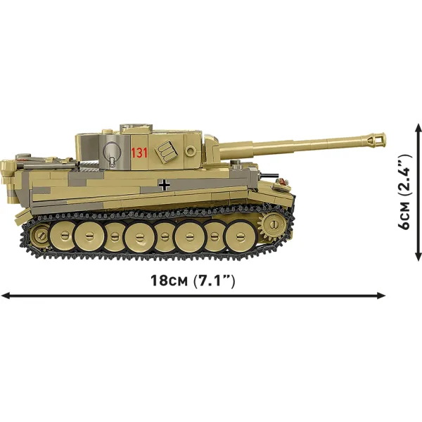COBI: Panzer VI Tiger I „131” Bauspielzeug (2734) Bild 5