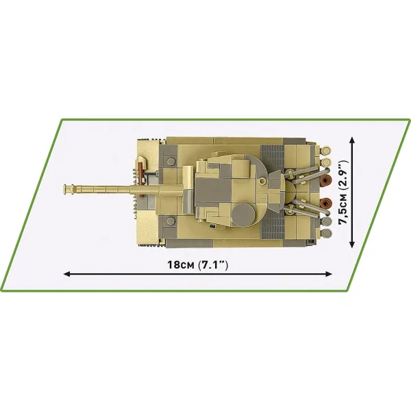 COBI: Panzer VI Tiger I „131” Bauspielzeug (2734) Bild 6