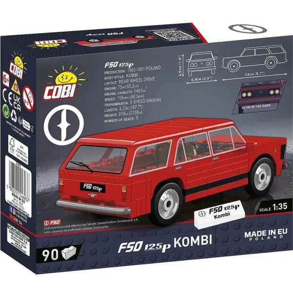 COBI: Polski Fiat 125p Kombi Bausatz (24603) Bild 3