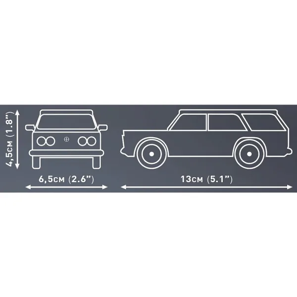 COBI: Polski Fiat 125p Kombi Bausatz (24603) Bild 5