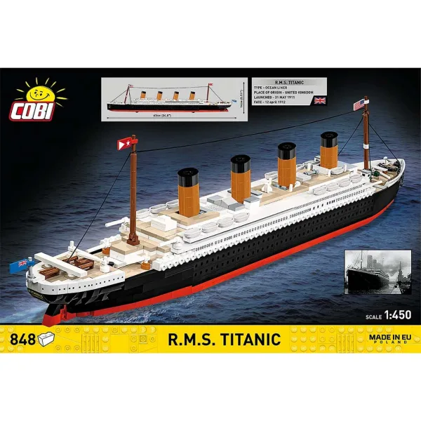 COBI: R.M.S. Titanic Schiffsbausatz (1688) Bild 2