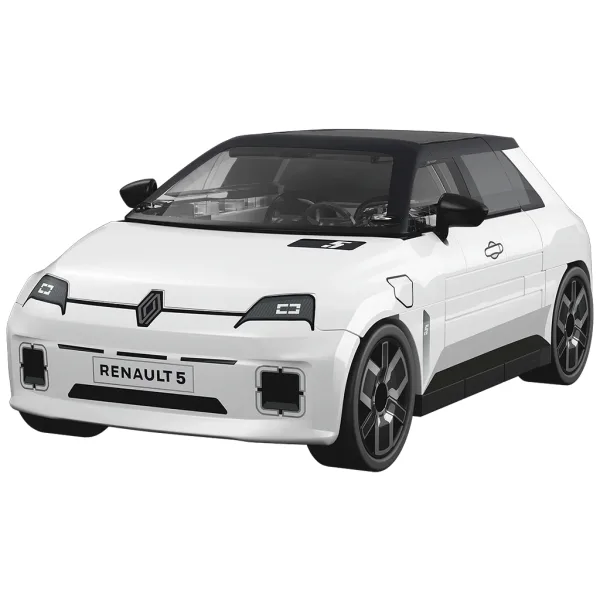 COBI: Renault 5 E-Tech weißes Auto-Bauset (24675) Bild 2