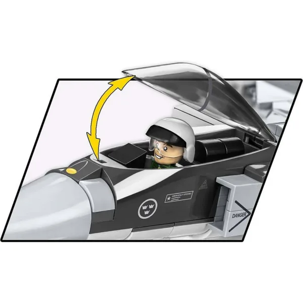 COBI: SAAB JAS 39 Gripen E Flugzeug-Bausatz (5820) Bild 4