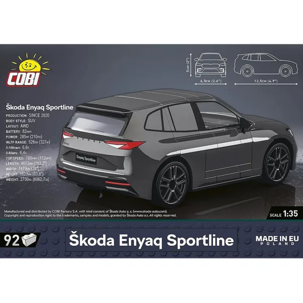 COBI: Škoda Enyaq Sportline Baukasten (24576) Bild 3