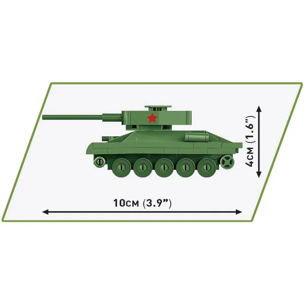 COBI: Sowjetischer T-34/85 Panzer Bausatz (3092) Bild 2