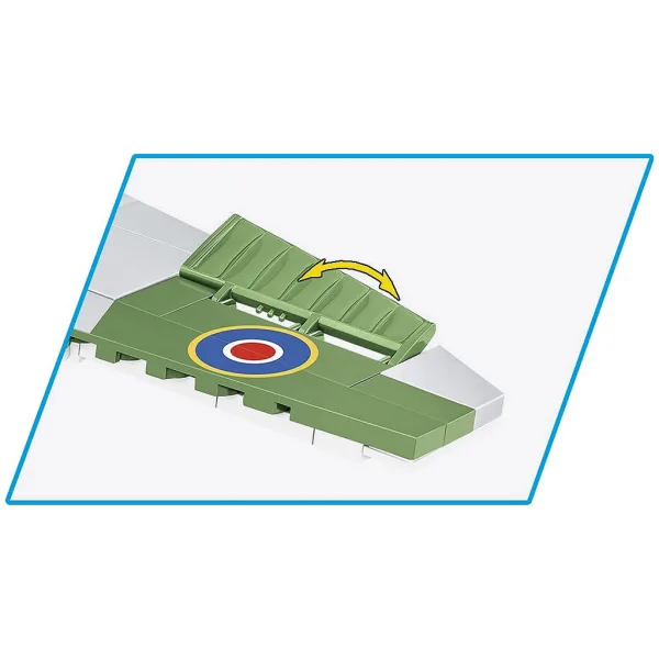 COBI: Spitfire Mk XVI Bubbletop Bausatz (5865) Bild 2