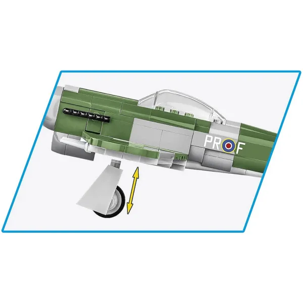 COBI: Spitfire Mk XVI Bubbletop Bausatz (5865) Bild 3