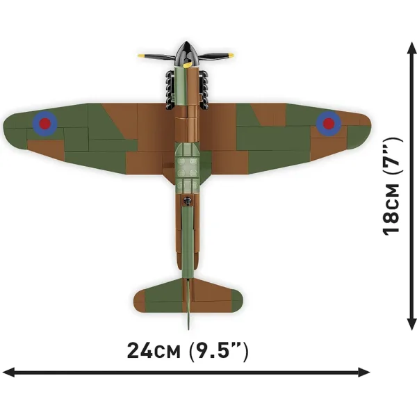 COBI: Spitfire Mk I N3200 Imperial War Museum Duxford Flugzeug-Bauset (5868) Bild 2