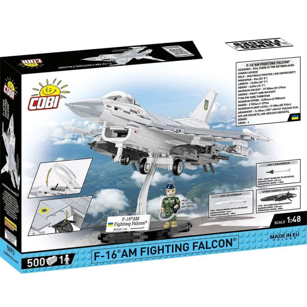 COBI: Streitkräfte F-16AM Fighting Falcon Bausatz (5893) Bild 8