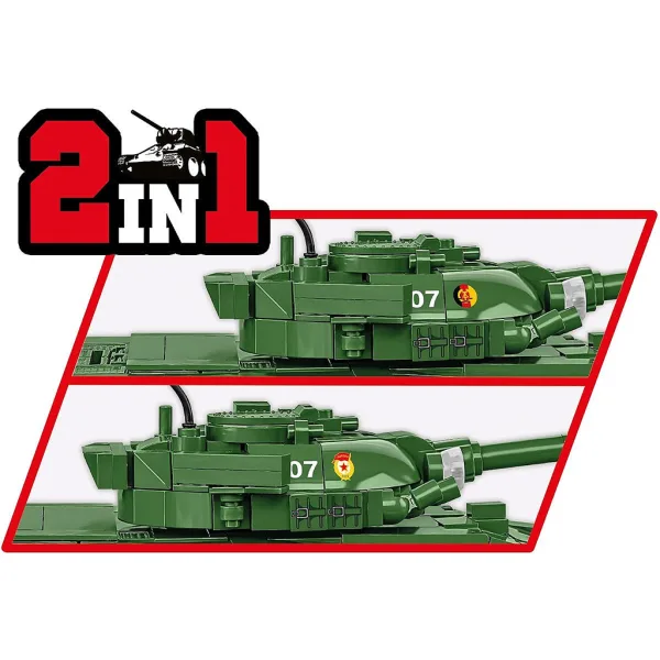 COBI: Streitkräfte T-72 (Ostdeutschland/Sowjetunion) Panzer-Bausatz (2625) Bild 6