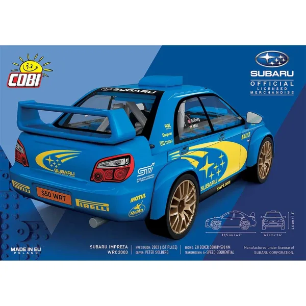 COBI: Subaru Impreza WRC 2003 Auto-Bausatz (24650) Bild 2