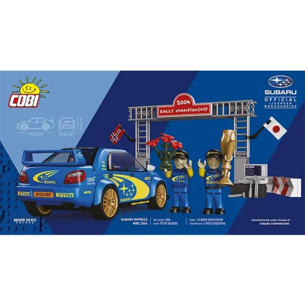 COBI: Subaru Impreza WRC 2004 Auto-Bauset (24652) Bild 2