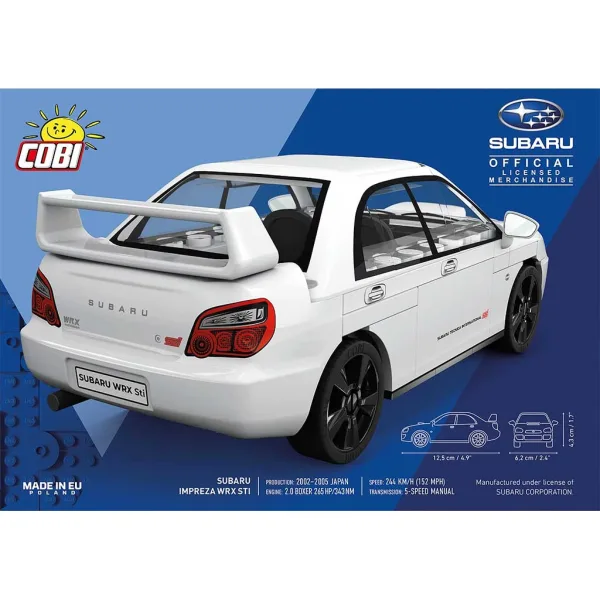 COBI: Subaru Impreza WRX STI Auto-Bausatz (24649) Bild 2