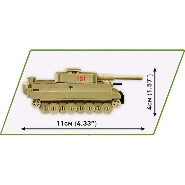 COBI: Tiger I 131 Panzermodell-Bausatz (3095) Bild 3